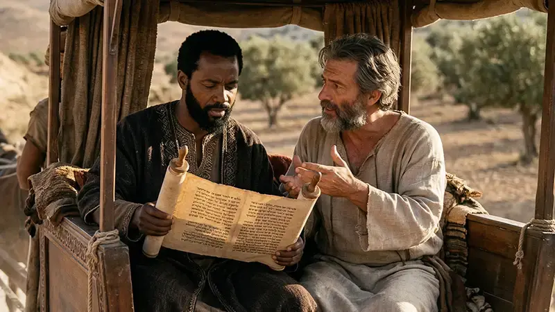 The Ethiopian Reading Isaiah 53